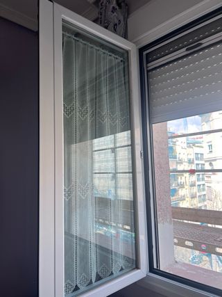 4 Ventanas Aluminio Blancas motorizadas