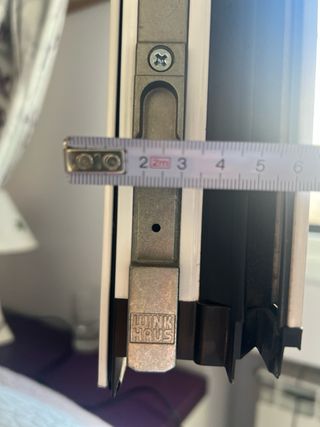 4 Ventanas Aluminio Blancas motorizadas