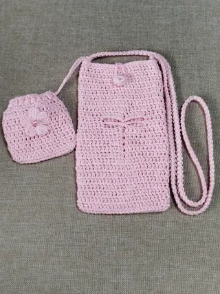Fundas crochet hechas a mano para móviles
