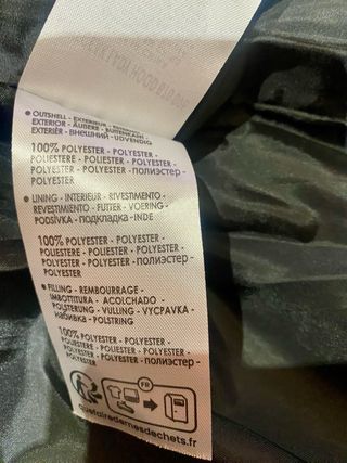 Chaqueta acolchada Canadian Peak negra