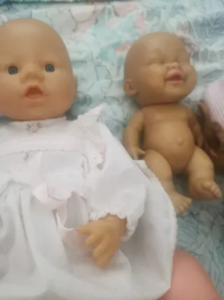 Lote de bebés juguetes