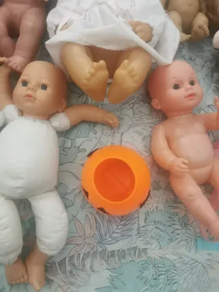 Lote de bebés juguetes