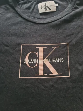 Camiseta Calvin Klein Mujer Talla L Negra