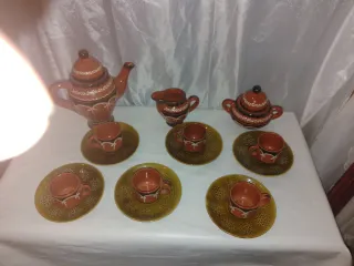 Juego de café de cerámica 17 piezas