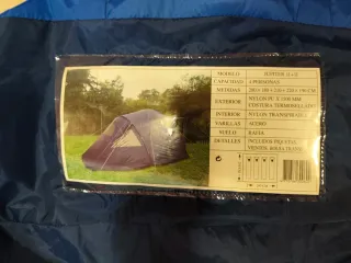 Tienda de campaña JUPITER II+II 4 personas