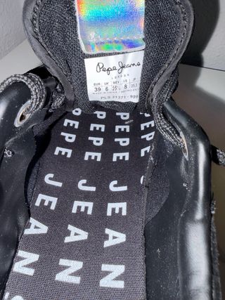 Zapatillas Pepe Jeans Mujer Negras