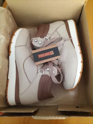 Botines Pikolinos Marfil Talla 39