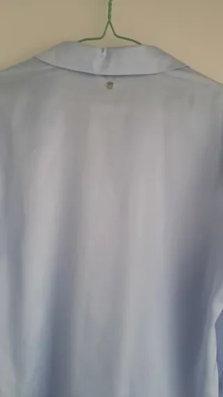 Camisa satinada Pedro del Hierro azul claro