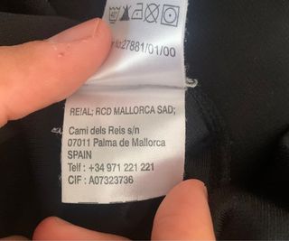 Camiseta RCD Mallorca 2007/08 Talla S Tercera