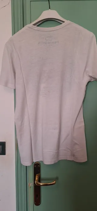 T-shirt Woolrich bianca con stampa pecora