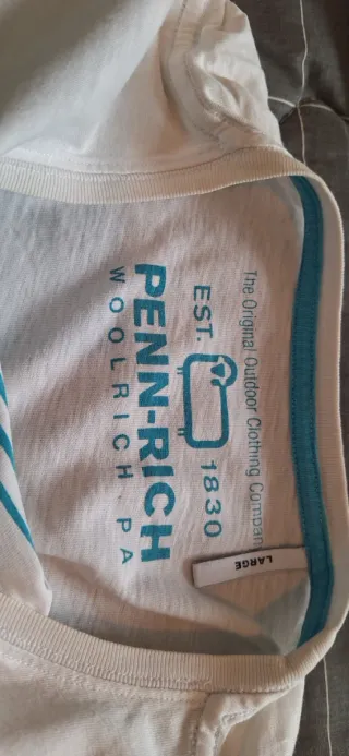 T-shirt Woolrich bianca con stampa pecora