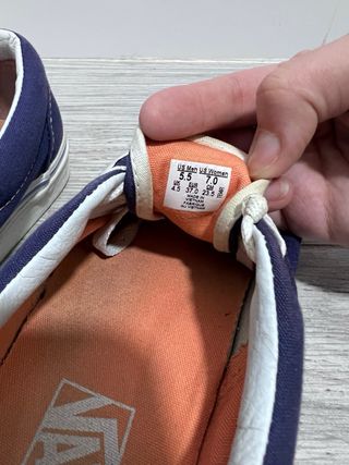 Zapatillas Vans Azul/Morado Talla 37