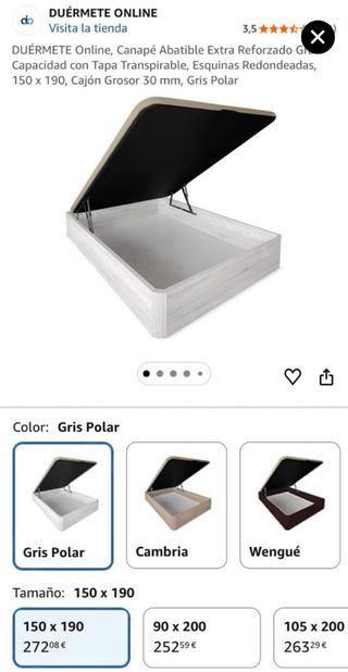 Canape abatible+colchon