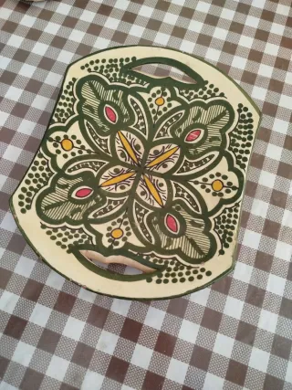 Plato Artesanía Marroquí Único