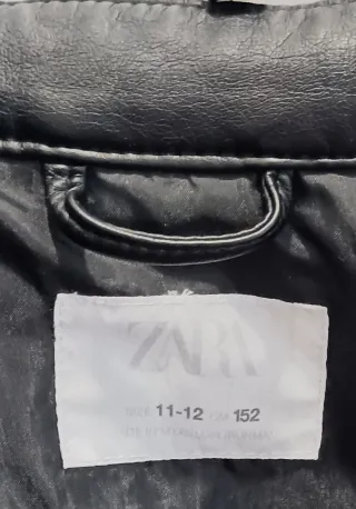 Cazadora de piel para niño