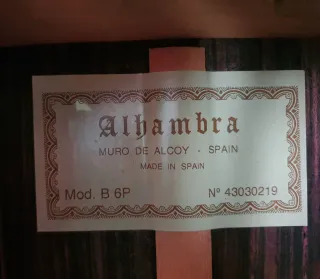 Bandurria Alhambra B 6P España