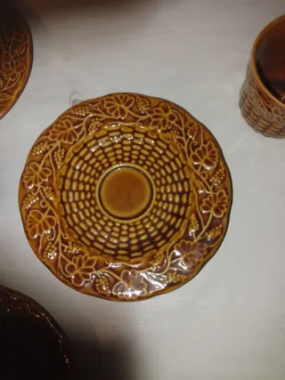 Juego 4 tazas café cerámica