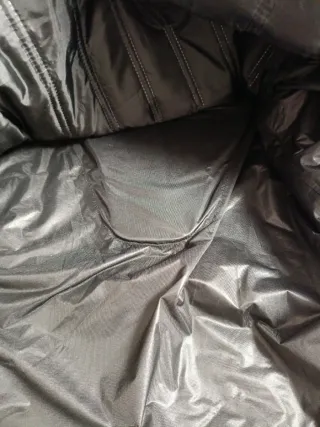 Chaqueta de moto negra