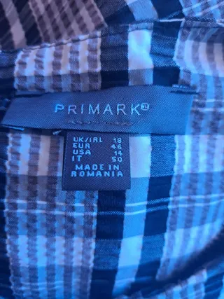 Blusa de cuadros Primark