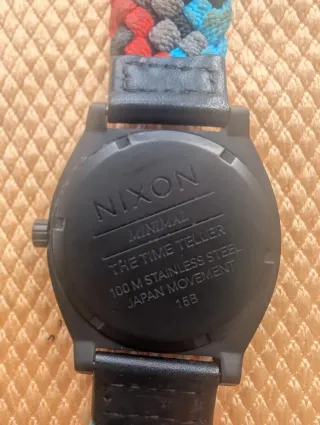 Reloj Nixon The Time Teller Negro Multicolor