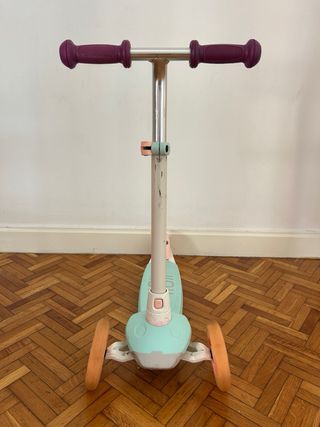 Patinete 3 ruedas niña, ruedas luminosas, Oxelo