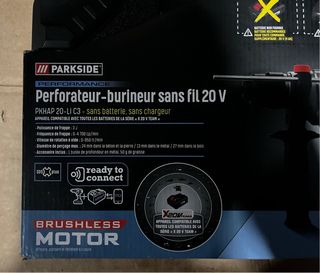 Martillo Perforador Parkside 20v 3j.