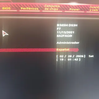 Placa Base Gigabyte B365M DS3H LGA 1151