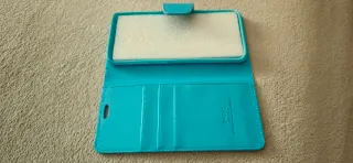 Funda tipo libro Samsung Galaxy S9 azul turquesa