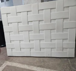 Cabecero de cama diseño trenzado