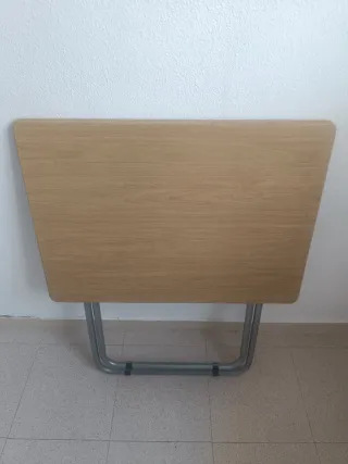 Mesa escritorio madera plegable