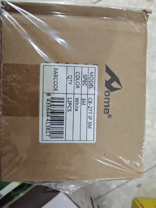 12 uds Cable Carga Rápida TIPO C A IPHONE Aome CB-