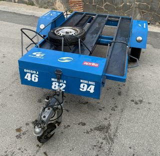 Remolque 3 motos con documentación