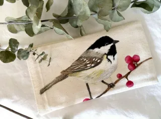 Funda gafas pájaro 100% algodón