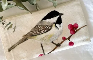 Funda gafas pájaro 100% algodón