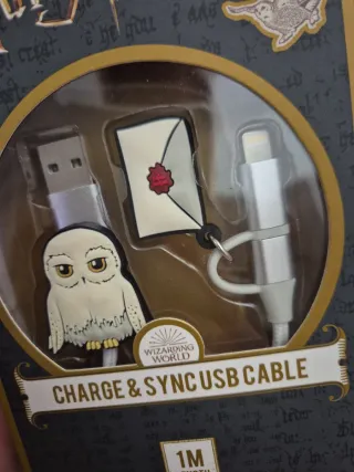 Cable USB-IP Harry Potter Hedwig