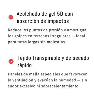 Ropa interior ciclismo acolchado 5D - Talla M