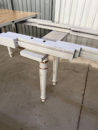 Mesa de comedor extensible madera maciza