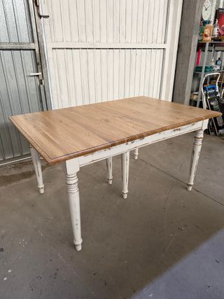 Mesa de comedor extensible madera maciza