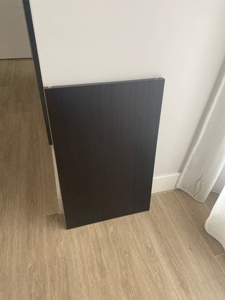 Balda Besta Ikea Negra Marrón 4 unidades