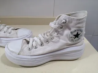 Converse Bota Blanca Plataforma