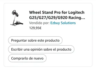Soporte Volante Wheel Stand Pro Logitech G29