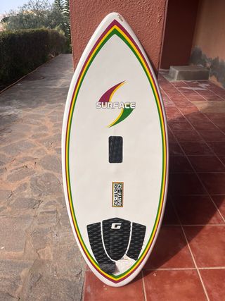 Tabla Skimboard Fibra Surface Rasta 5'2