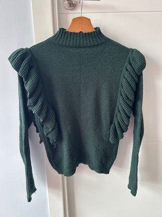 Jersey verde con volantes