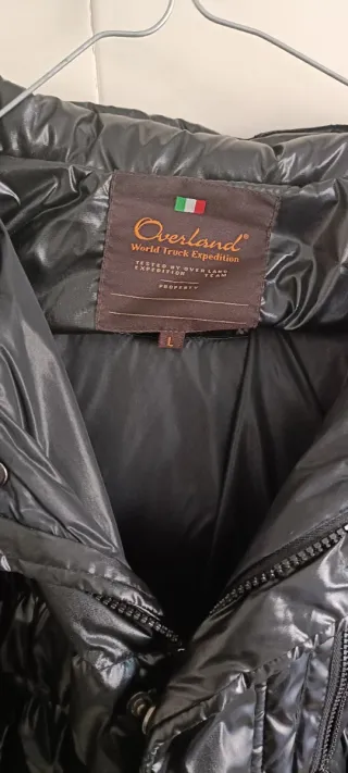 Piumino Uomo Nero Overland