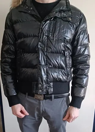 Piumino Uomo Nero Overland