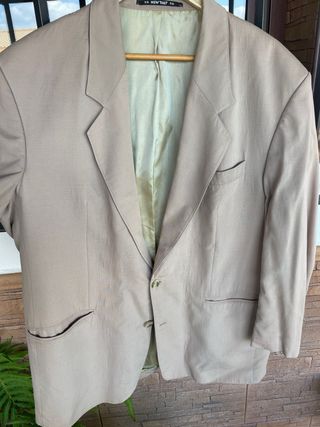 Chaqueta Beige Hombre Talla 56