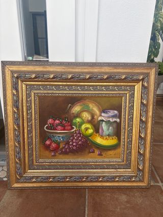 Cuadro al óleo bodegon