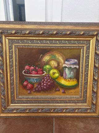 Cuadro al óleo bodegon
