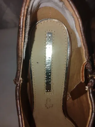 Botines tacón marrón mujer