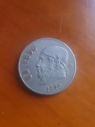 Moneda UN PESO 1970
